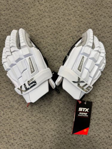 STX Surgeon RZR2 Goalie Gloves (New) Large