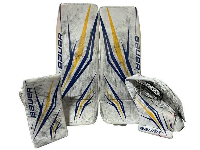 Colten Ellis Bauer Mach Blues Goalie Full Set Pro Stock (Used) 9235