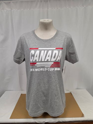New Women's Fifa World Cup 2026 Canada Short Sleeve Shirt- M