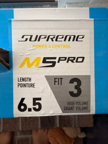 Black 2024 Bauer Supreme M50 Pro Hockey Skates 6.5 (Used)