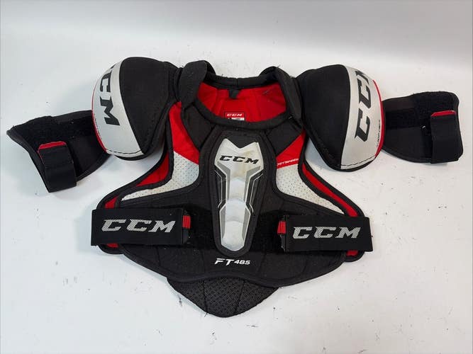 CCM Jetspeed FT485 Hockey Shoulder Pads, Junior Large
