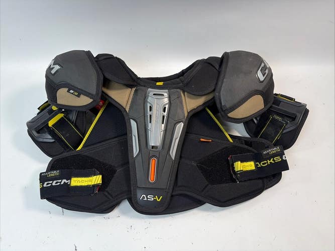 CCM Tacks AS-V Hockey Shoulder Pads, Senior Medium
