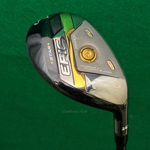 Callaway EPIC MAX Star 26 6 Hybrid Fujikura Ventus Red TR HB 6-R Regular