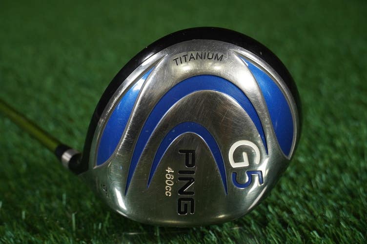 Ping G5 9 Driver 460cc Titanium Aldila NV 75-X Extra Stiff Flex Graphite RH