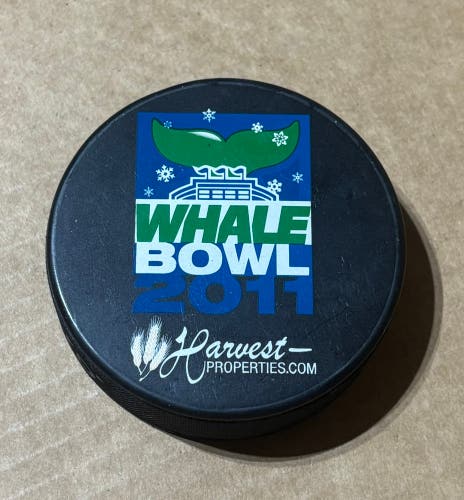 Whale Bowl 2011 AHL Outdoor Game Hockey Puck