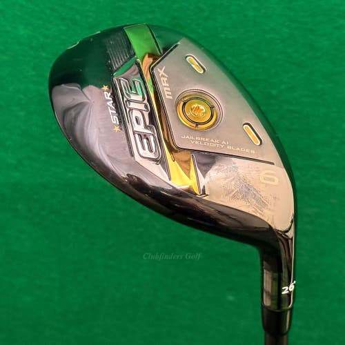 Callaway EPIC MAX Star 26 6 Hybrid Project X Cypher Fifty 5.0 Graphite Seniors
