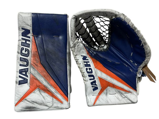 Calvin Pickard Vaughn SLR2 Pro Carbon Skinned As Ion Pro Stock Goalie Glove Set (Used) 3001