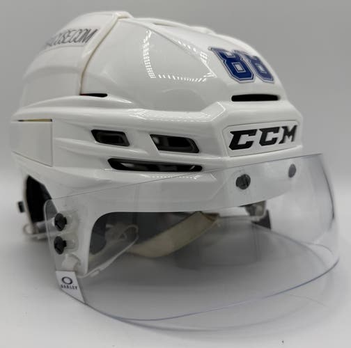 Syracuse Crunch AHL - Small CCM Tacks 910 Helmet Pro Stock - #88 Niko Huuhtanen