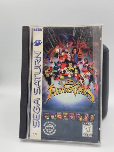 Fighting Vipers (Sega Saturn) Complete CIB Authentic Video Game 1996
