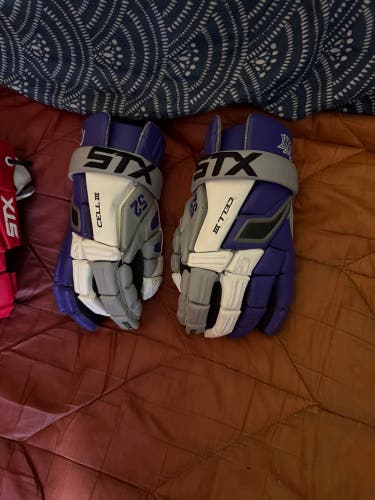 STX Cell III Lacrosse Gloves (Used)