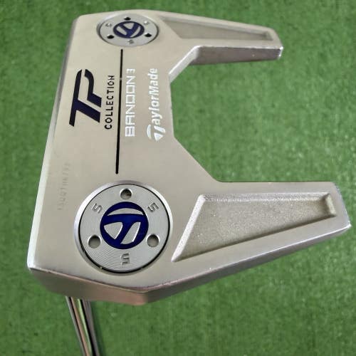 TaylorMade TP Tour Hydroblast Bandon 3 Mallet Putter Mens Left Handed 35