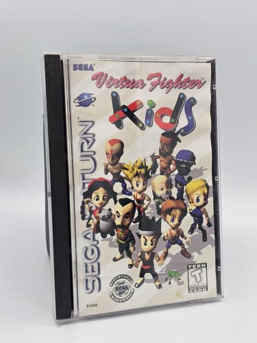 Virtua Fighter Kids (Sega Saturn, 1996) Complete CIB Video Game