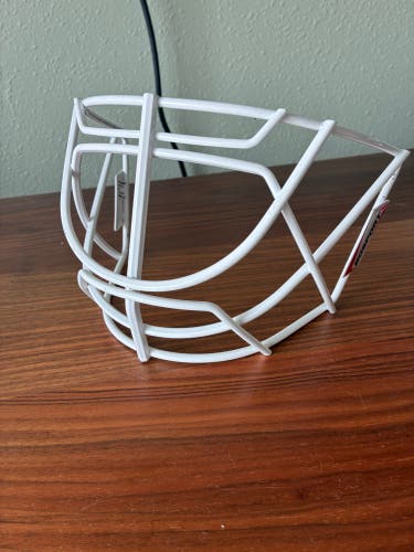 Bosport Goalie Mask Replacement CAT-EYE-Cage - FOR BAUER NME (WHITE)