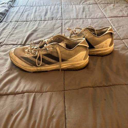 Gray Men's Size M 10.5 (W 11.5) Adult Adidas Adizero Shoes (Used)