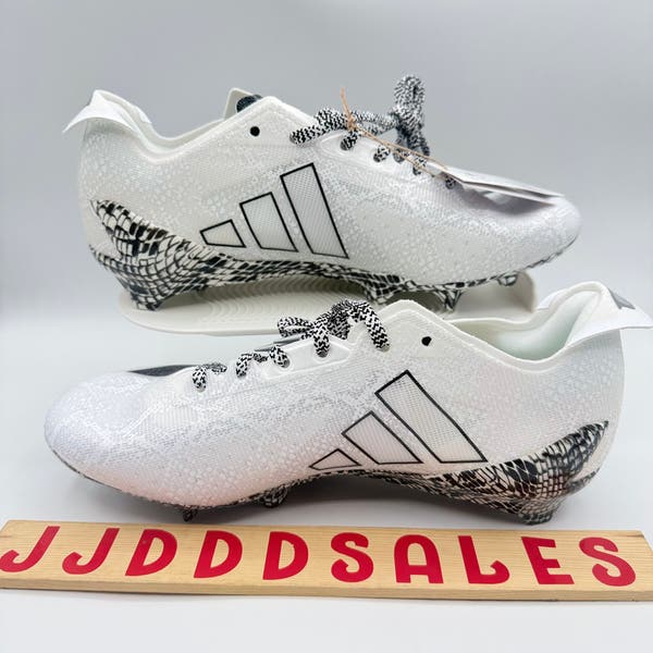 Adidas Adizero Electric Football Cleats White Black IE8867  display picture 3