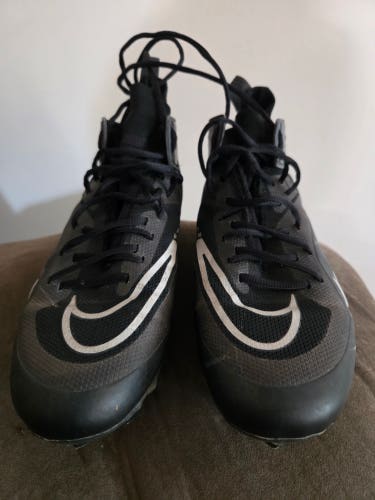 Black Men's Size 10.0 Nike Hurache Mid Top Cleats
