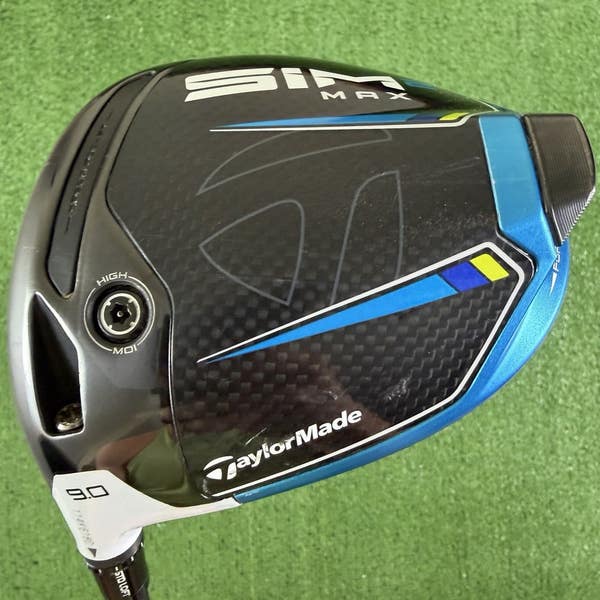 TaylorMade SIM2 MAX Driver 9 Project X HZRDUS 6.0 Stiff Flex Left