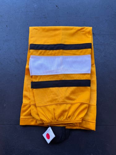 Set of Fulton Senior Hockey Socks - Gold/White/Black 32"