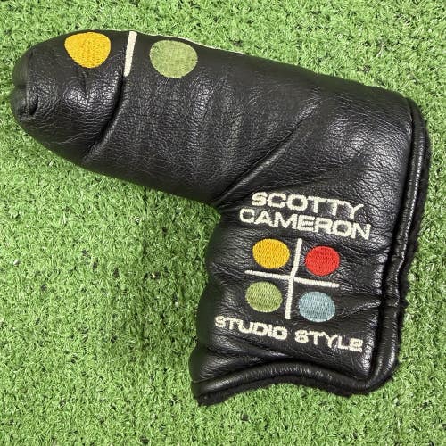 Scotty Cameron Studio Style Blade Headcover Putter Black