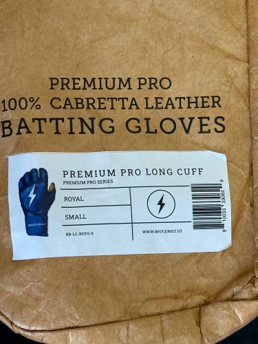 Bruce Bolt Long Cuff Blue (like NEW-please read)