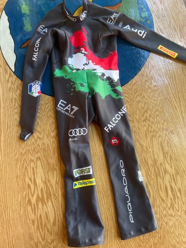 Italian national team ski racing suit- made for speed fis legal emporio Armani