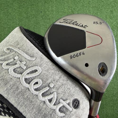 Titleist 906F4 15.5 3 Fairway Wood Project X 6.0 Stiff Flex 41.5