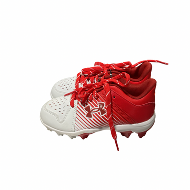 Used Under Armour Cleat Bb Sb Cleats Red Youth 11.0 11834-s000052477
