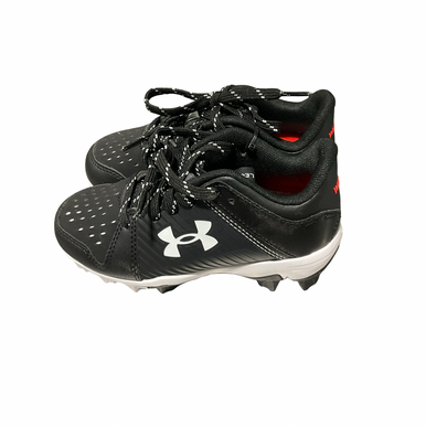 Used Under Armour Lead Off Bb Sb Cleats Black Youth 10.0 11834-s000052480