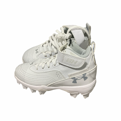 Used Under Armour Bryce Harper Bb Sb Cleats White Youth 11.0 11834-s000052485
