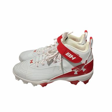 Used Under Armour Bryce Harper Bb Sb Cleats Red Junior 05 11834-s000052490