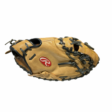 Used Rawlings Joe Mauer Mitt Bb Sb Catchers Rh Throw Brown 30" 11834-s000052240