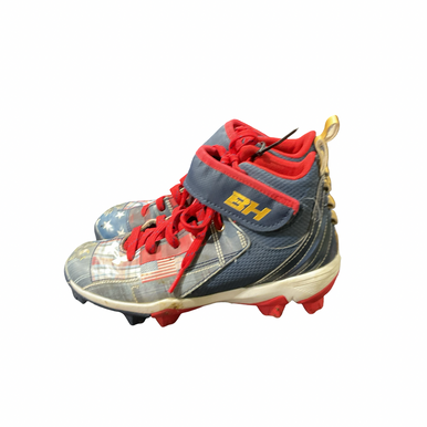 Used Under Armour Bryce Harper Rwb Bb Sb Cleats Navy Blue Junior 01 11834-s000052294