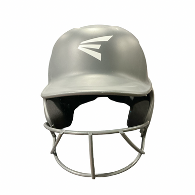 Used Easton Helmet W Mask 6 5 8-7 1 4 Batting Helmet W Mask Grey Md 11834-s000052303