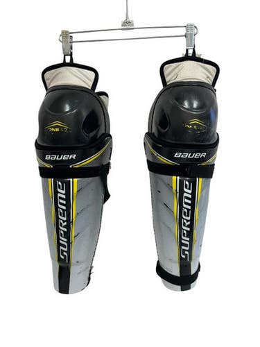 Used Bauer Supreme One40 Senior 16" Hockey Shin Guards 11692-s000152225