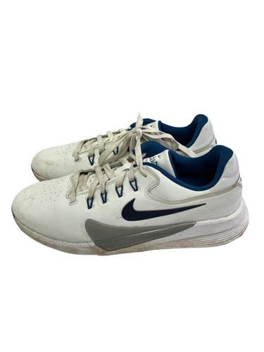 Used Nike Victory Pro 4 Mens 12 Golf Shoes White And Royal Blue 11692-s000152204