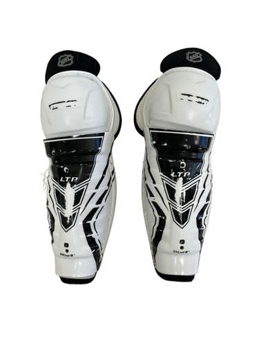 Used Ccm Ltp 9" Youth Shin Guards White 11692-s000152380