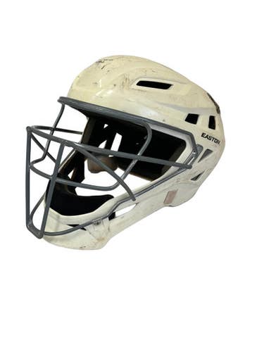 Used Easton The Fundamental Adult Catchers Helmet White 11692-s000152457