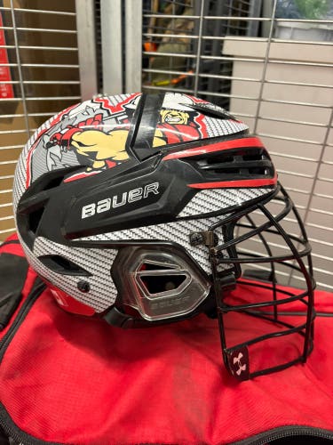 Calgary Roughnecks NLL Helmet (Game Worn)