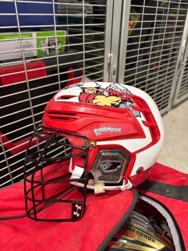 Calgary Roughnecks NLL Warrior Alpha One Pro Helmet (Game Worn)