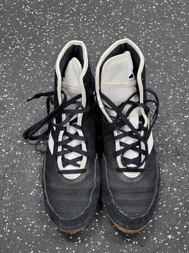 Used Adidas Tech Fall Wrestling Shoes Black Senior 10 11849-s000040795