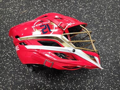 Used Cascade Xrs Lacrosse Helmet Red One Size 11849-s000040890