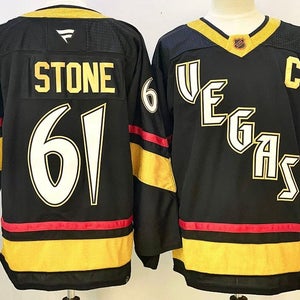 Men's Vegas Golden Knights Mark Stone 61 Stitched Jersey Size 50