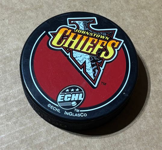 Johnstown Chiefs ECHL Souvenir Hockey Puck