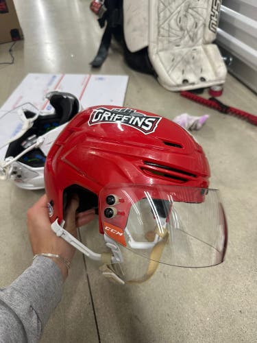 Grand Rapids Griffins Medium Warrior Alpha One Pro Helmet Pro Stock