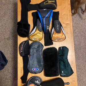 Lot Of Assorted Head Covers (Driver, Woods, Hybrids, & Irons) (Used)