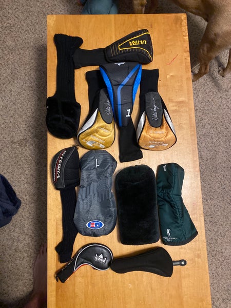 Lot Of Assorted Head Covers (Driver, Woods, Hybrids, & Irons) (Used)