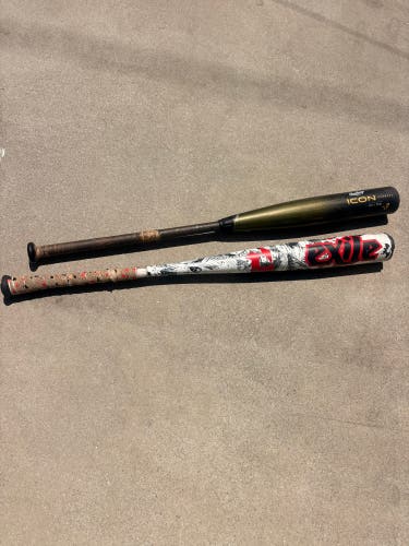 2023 Rawlings Icon Composite BBCOR Certified Bat (-3) 30 oz 33" (Used)