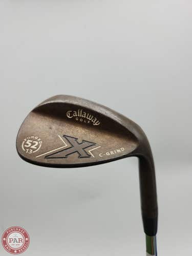 2008 CALLAWAY X FORGED VINTAGE WEDGE 52*/13 STIFF NSPRO 950GH 35" GOOD