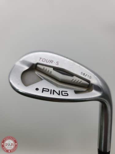 2011 PING TOUR S WEDGE 58*/10 WEDGEFLEX TT DYNAGOLD 35" (BLACK DOT) GOOD