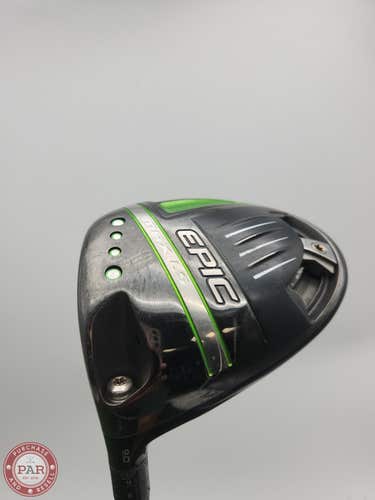 LEFTY 2021 CALLAWAY EPIC MAX LS DRIVER 9* XSTIFF MITSU MMT 70X GOOD